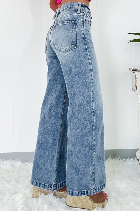 'Dusk' Wide Leg Jeans - Celes Fashion
